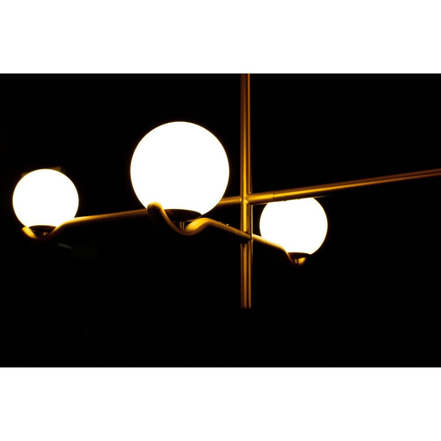 Pendants Constellation Pendant Lamp White Glass Matte Brass Frame