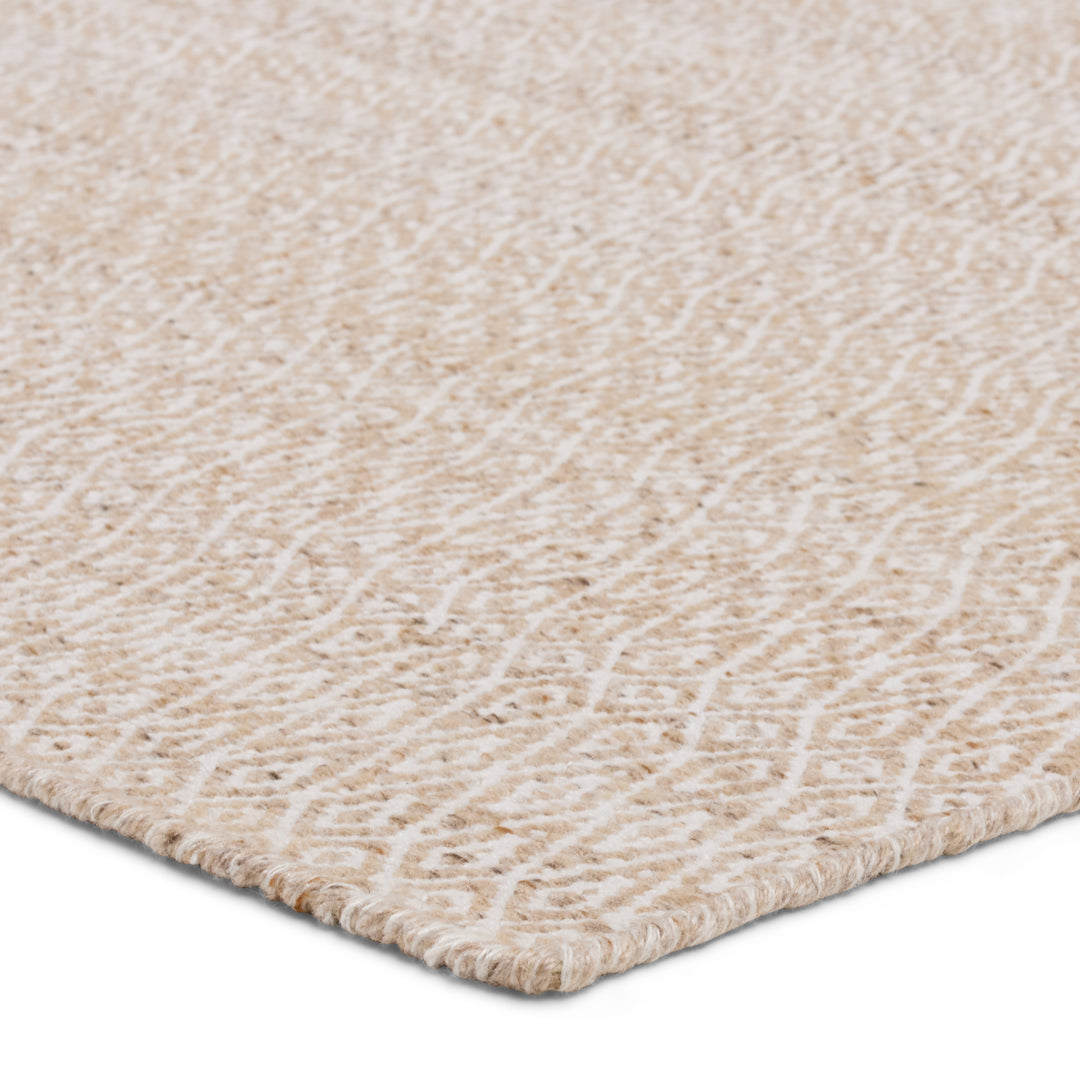 Jaipur Living Imogen Handmade Outdoor Trellis Cream/Tan Area Rug (2'X3' Rectangle)