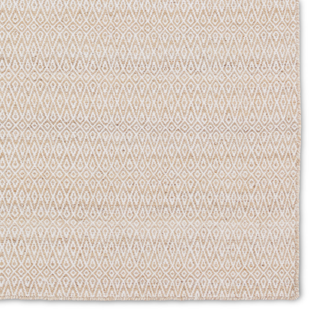 Jaipur Living Imogen Handmade Outdoor Trellis Cream/Tan Area Rug (2'X3' Rectangle)