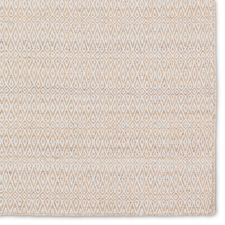 Jaipur Living Imogen Handmade Outdoor Trellis Cream/Tan Area Rug (2'X3' Rectangle)