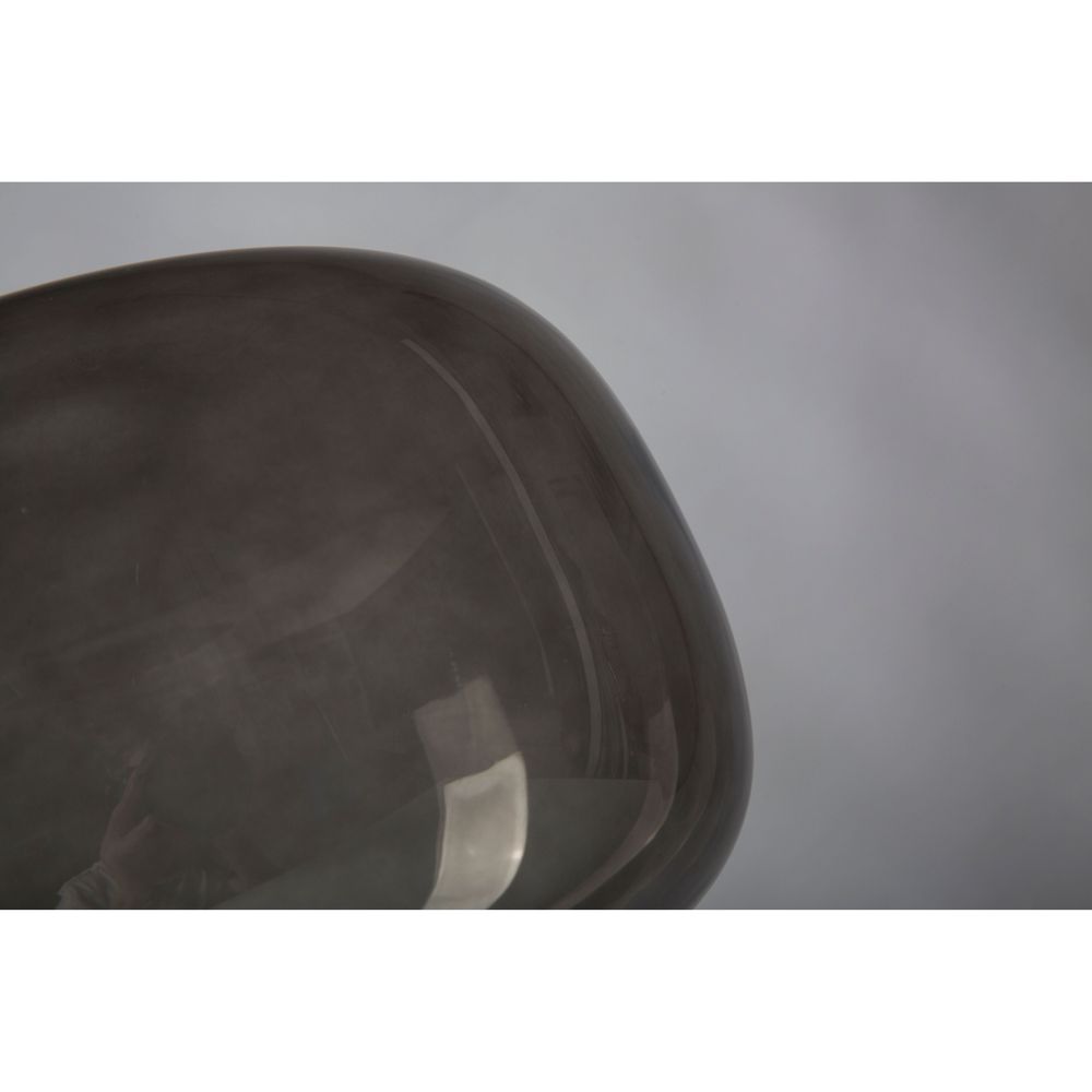 Table Lamps Glow Table Lamp Tall Smoke Glass Matte Brass Frame