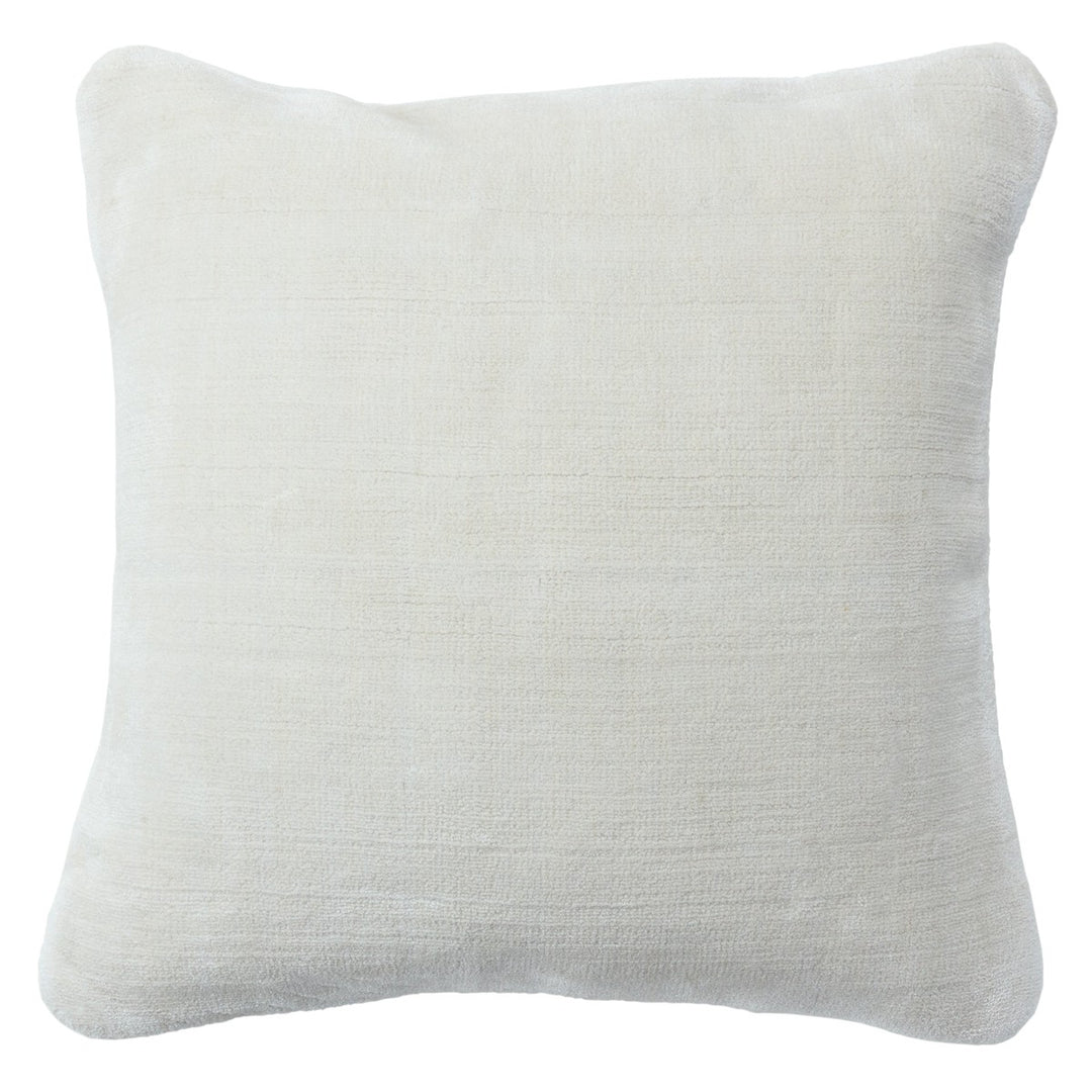 Jaipur Living Illumine Solid Ivory Down Pillow (20"X20")