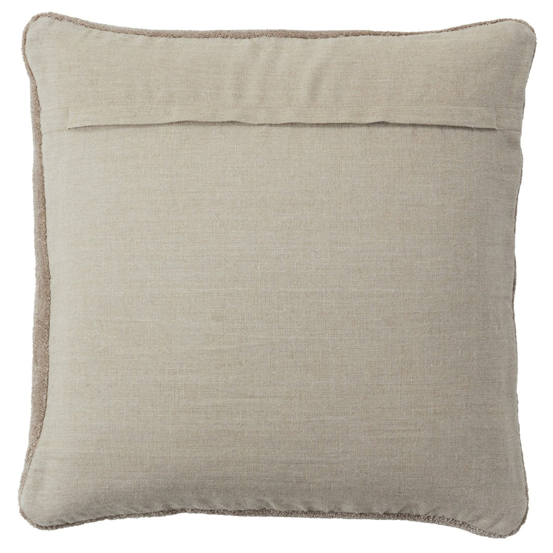 Jaipur Living Illumine Solid Gray Pillow Cover (24" Square)