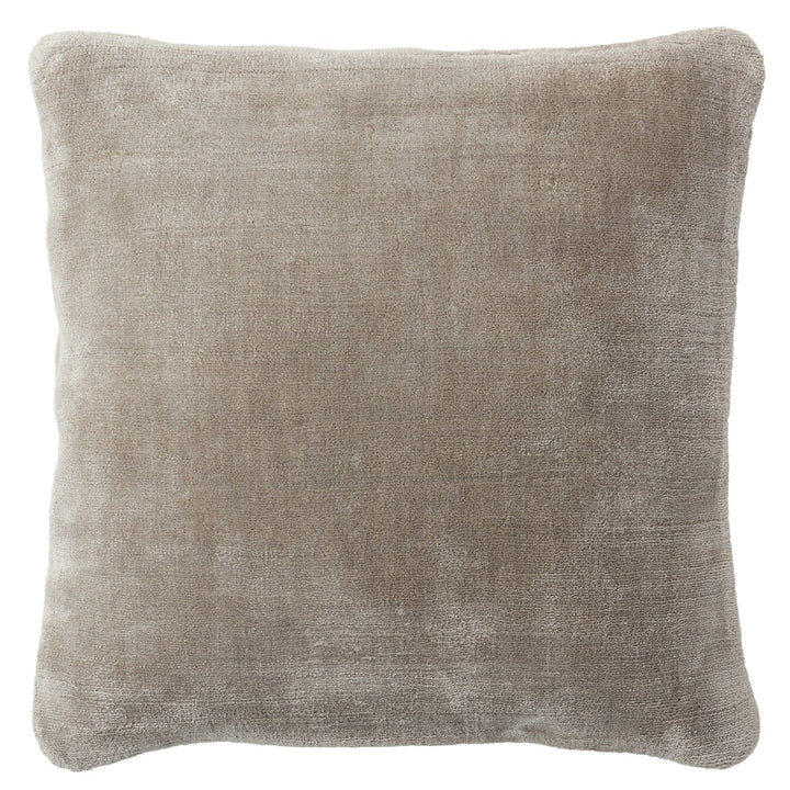 Jaipur Living Illumine Solid Gray Down Pillow (24" Square)