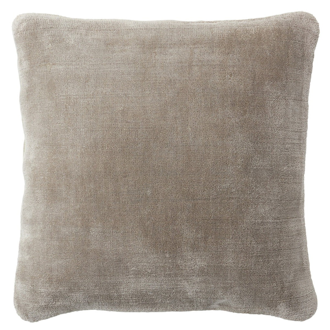 Jaipur Living Illumine Solid Gray Poly Fill Pillow (24" Square)