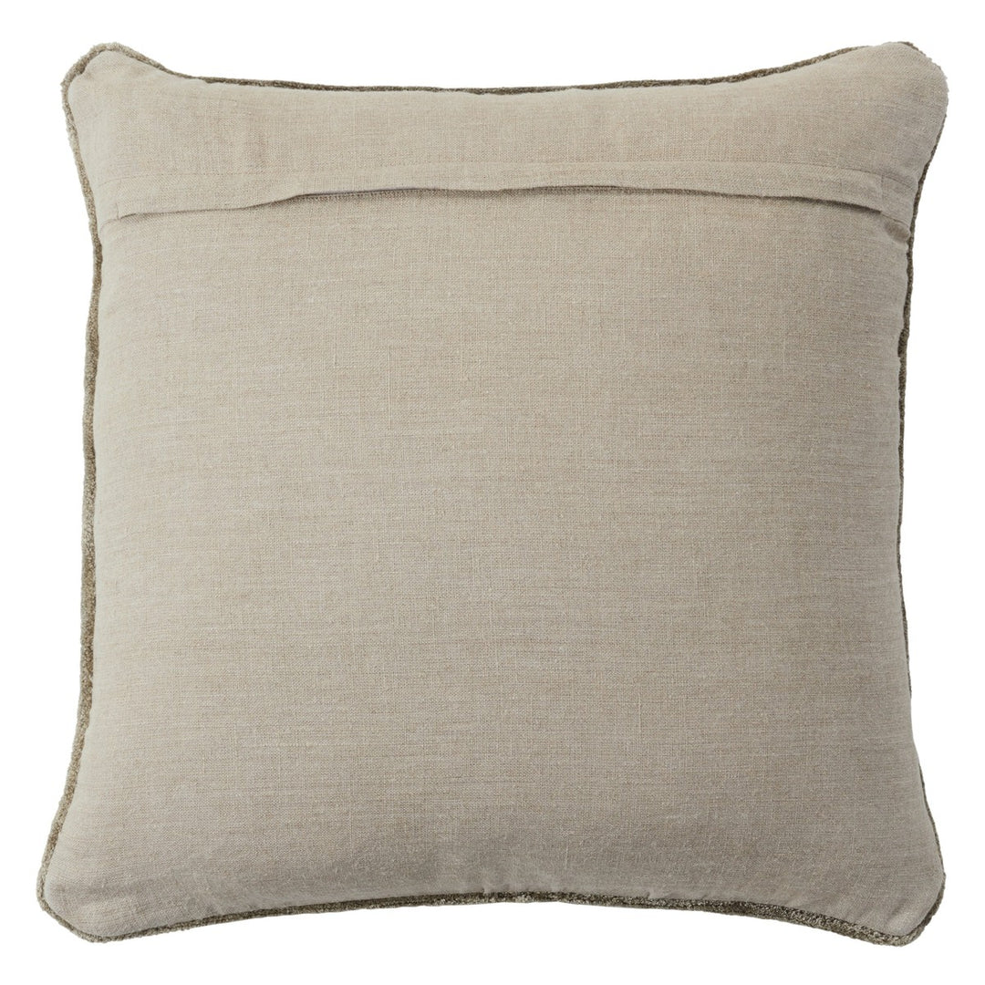 Jaipur Living Illumine Solid Taupe Down Pillow (20"X20")