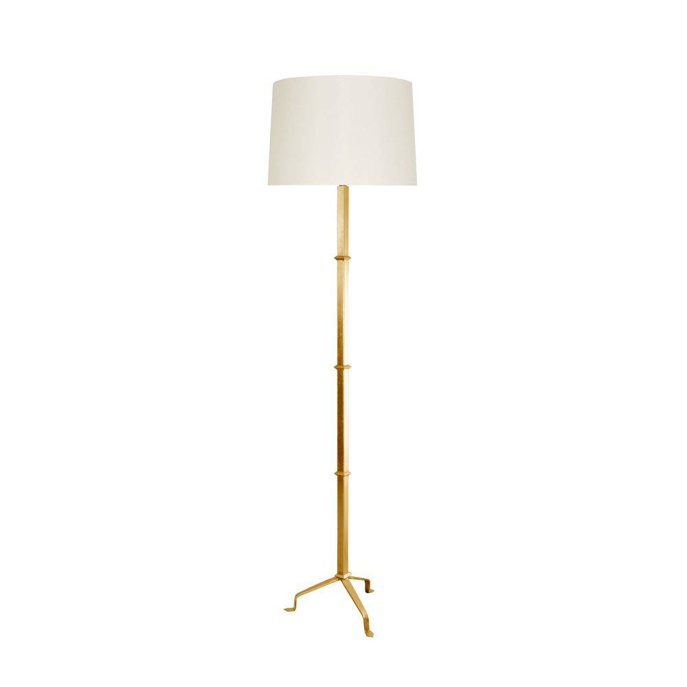 Floor Lamps Alvaro - Three Leg Floor Lamp In Gold Leaf
