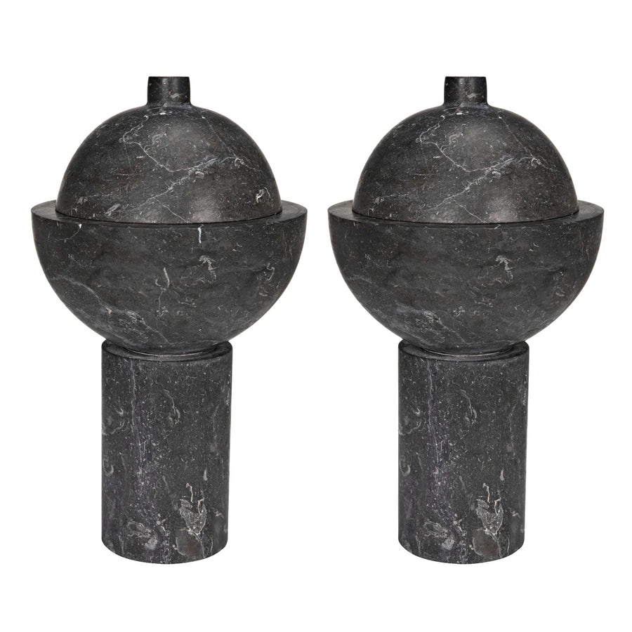 Jupitor - Set of 2-Noir-NOIR-AM-315BM2-Decorative Objects-1-France and Son