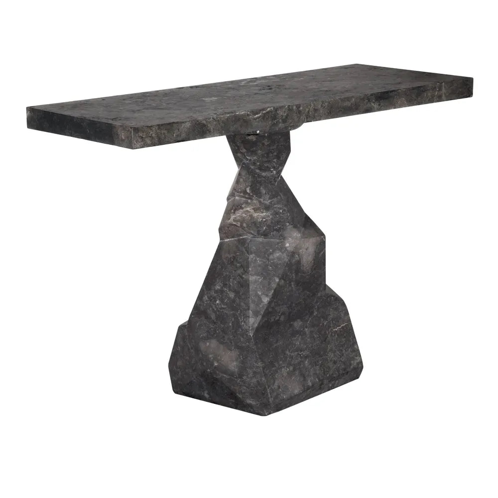 Console Tables Tilden Console, Black Marble