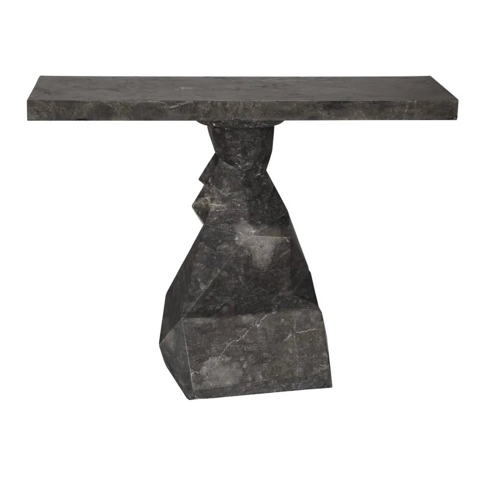 Console Tables Tilden Console, Black Marble