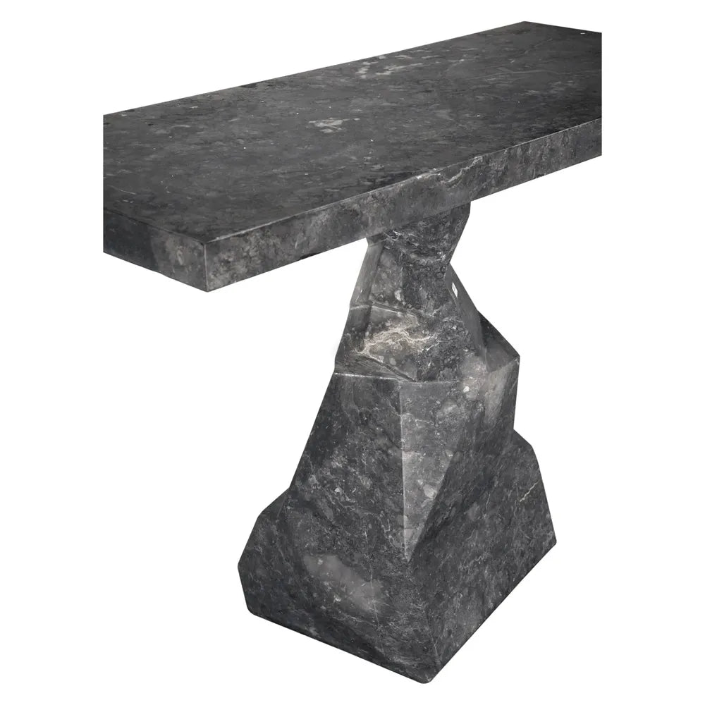 Console Tables Tilden Console, Black Marble