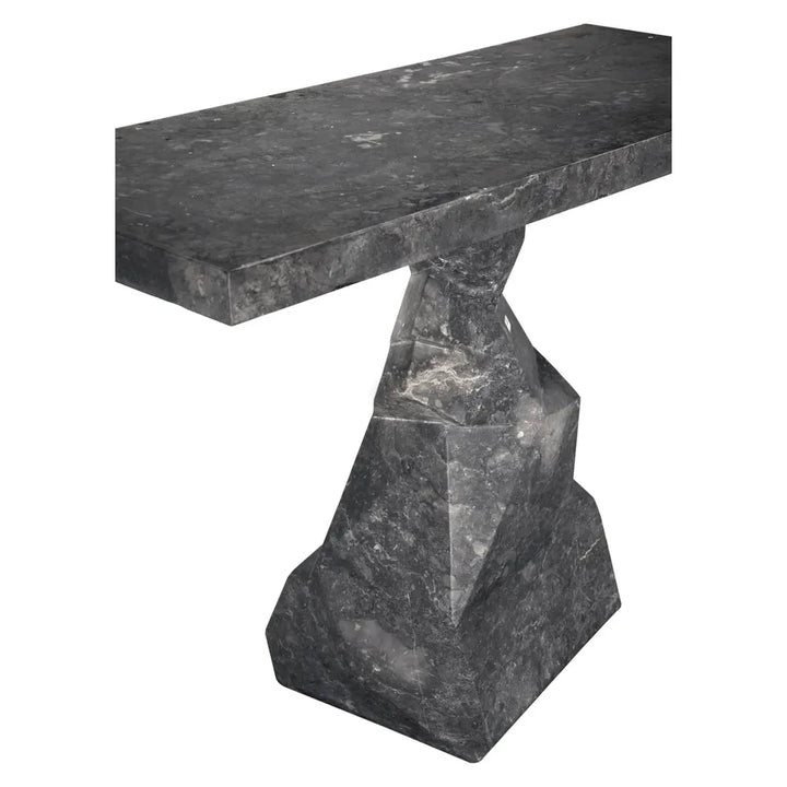 Console Tables Tilden Console, Black Marble