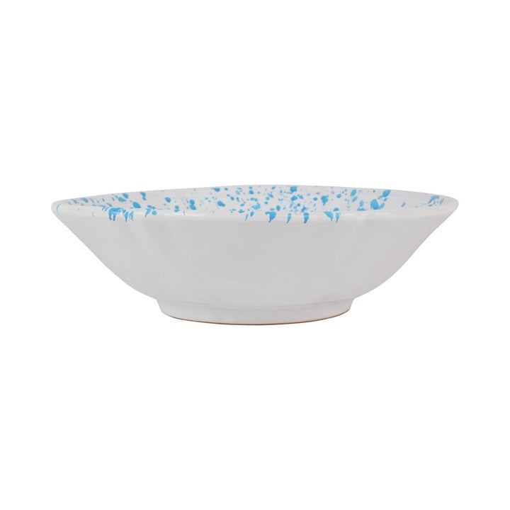 Amalfitana Splatter Serving Bowl - Aqua