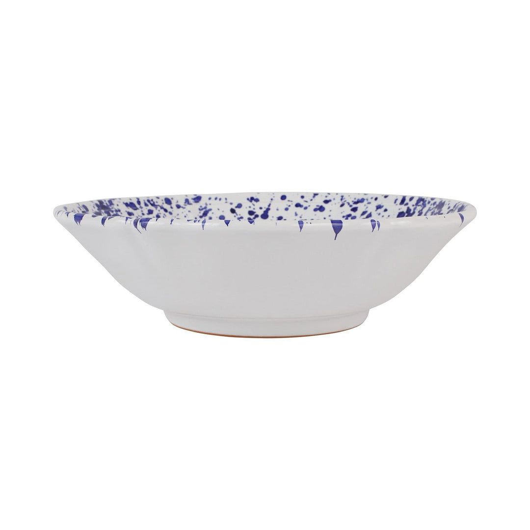 Amalfitana Splatter Serving Bowl - Cobalt