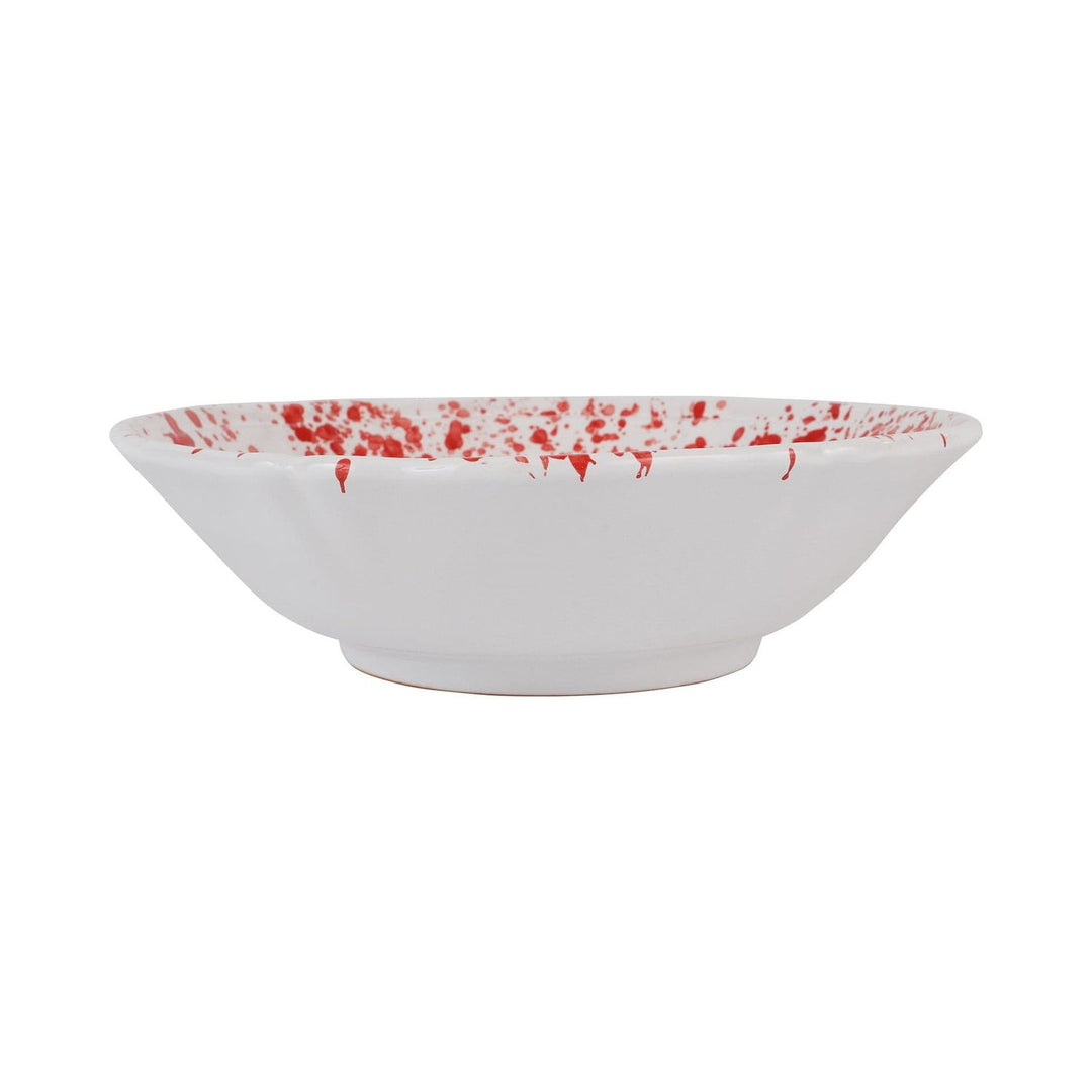 Amalfitana Splatter Serving Bowl - Red