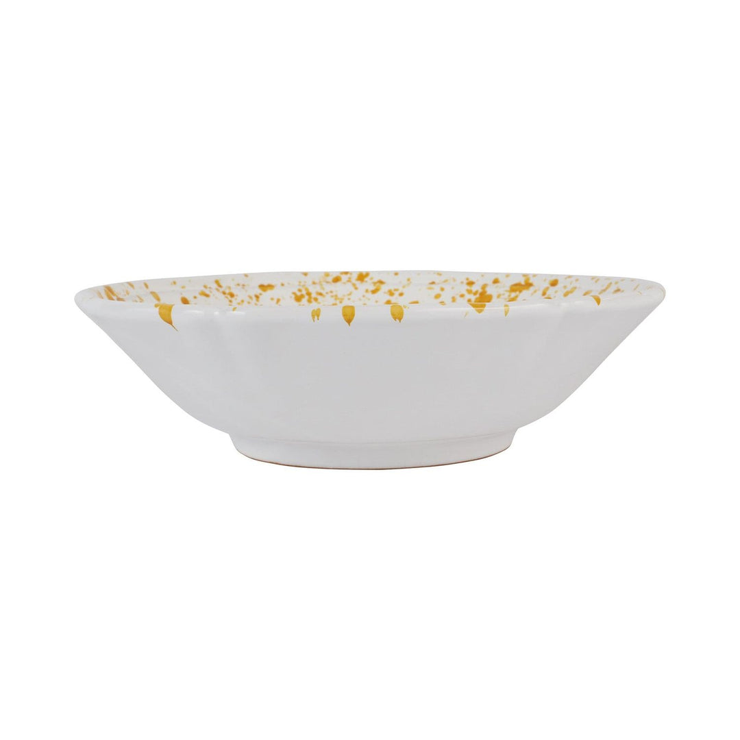 Amalfitana Splatter Serving Bowl - Yellow