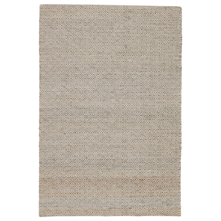 Jaipur Living Wales Natural Geometric Tan/ White Area Rug (8'X10')