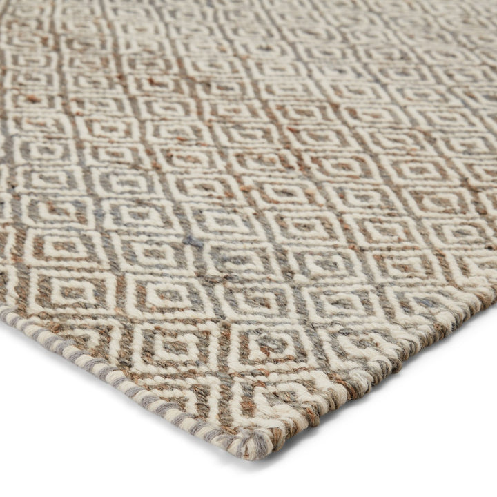 Jaipur Living Wales Natural Geometric Tan/ White Area Rug (10'X14')