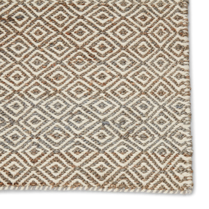 Jaipur Living Wales Natural Geometric Tan/ White Area Rug (10'X14')