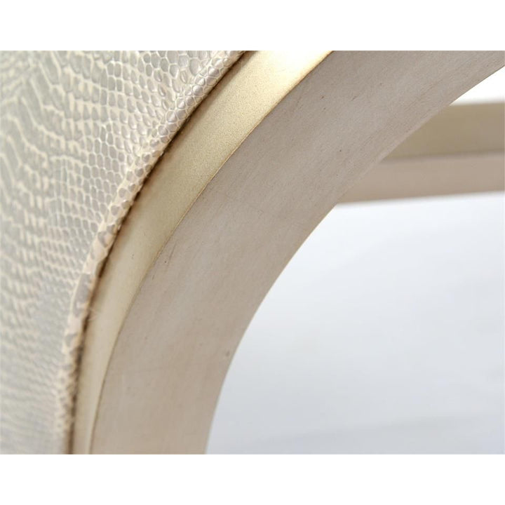 Benches Finn Curved Bench - Gray - 83% Polyvinyl Chloride