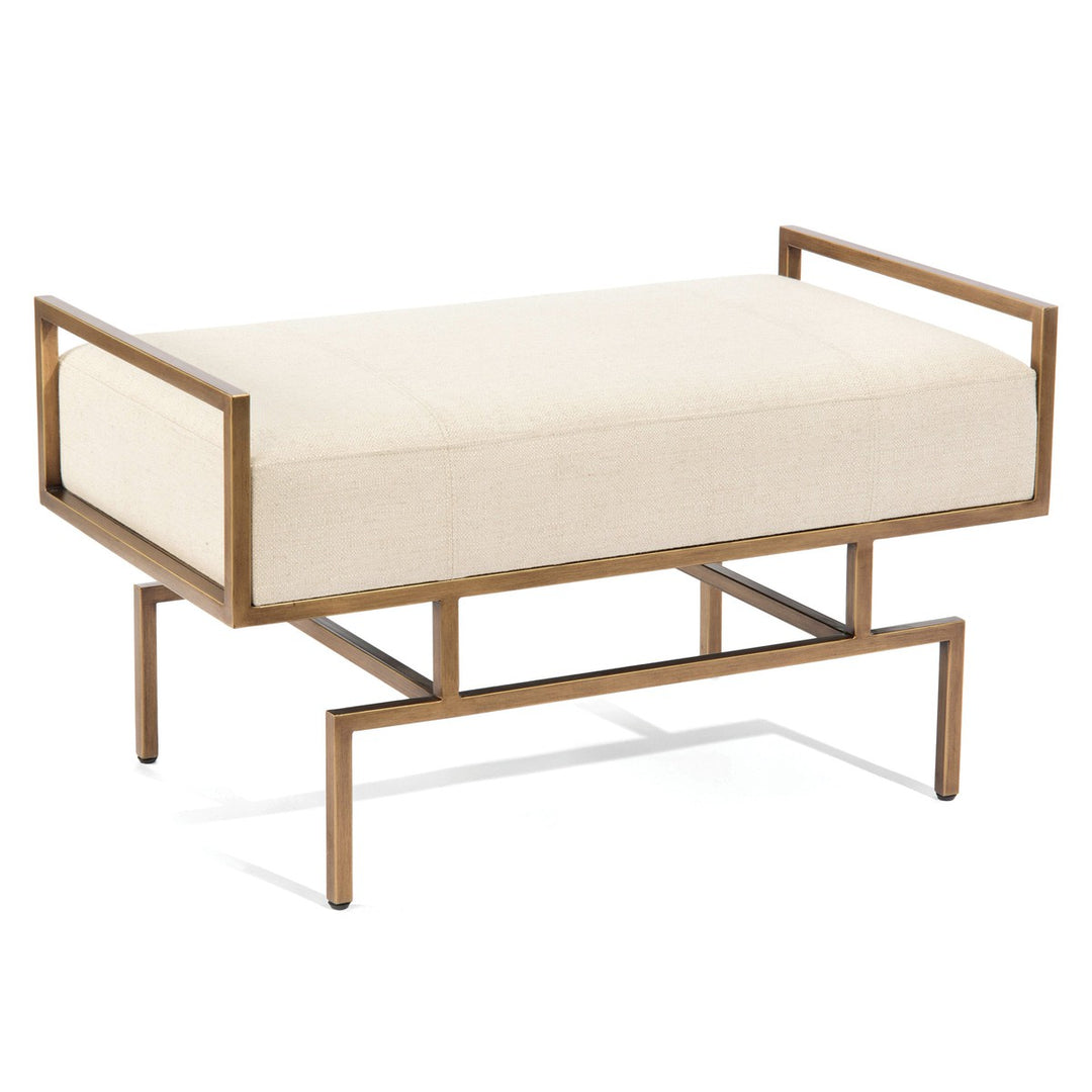 Linton Bench - Beige - Acacia Wood