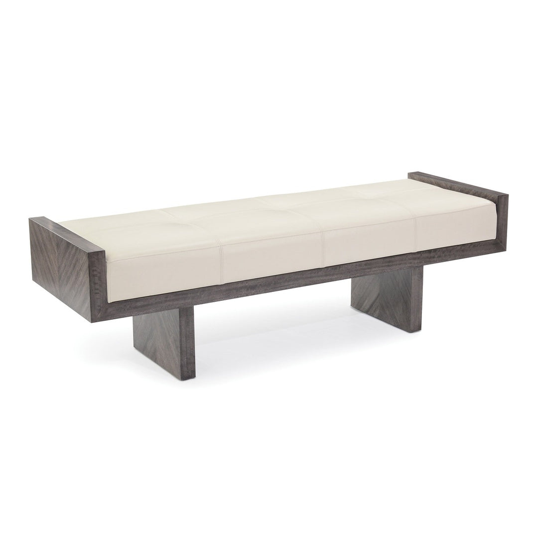 Verdon Bench - Gray - Beech Wood