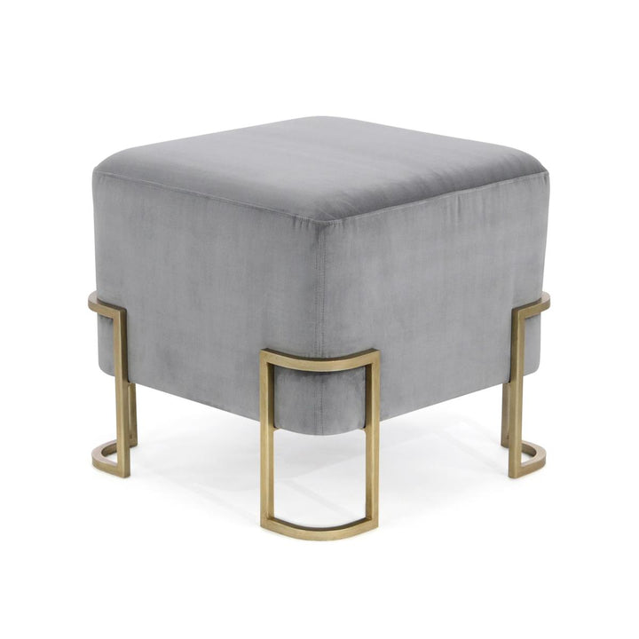 Shrewsbury Stool - Gold,Grey,Silver