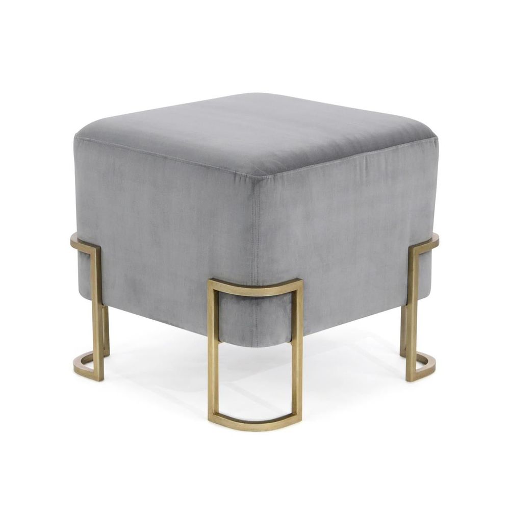 Stools & Ottomans Shrewsbury Stool - Gold,Grey,Silver