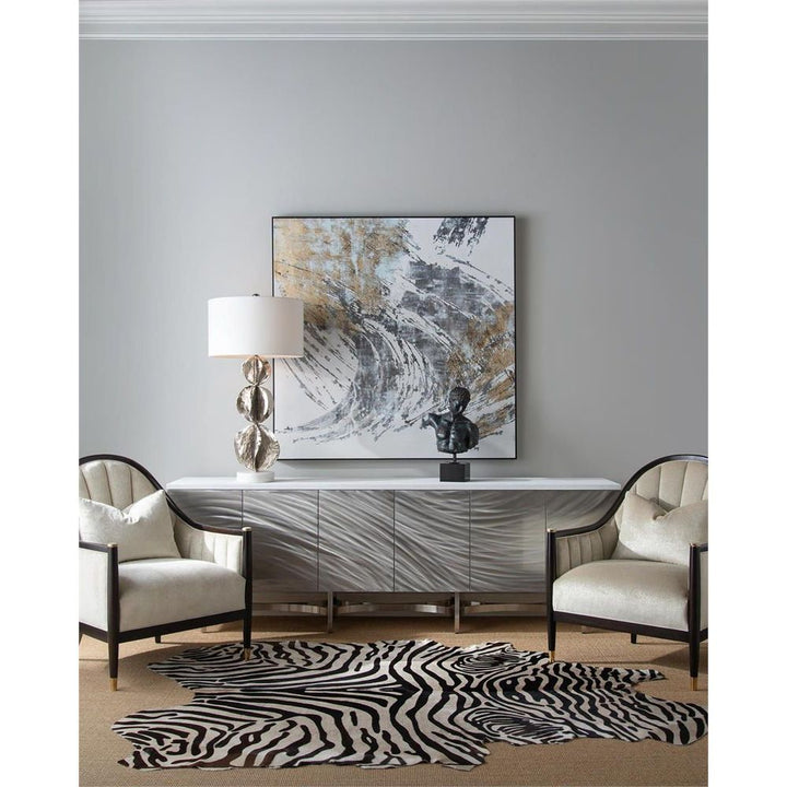 Lounge Chairs Tiffany Chair - Brass, Brown, Grey, Silver