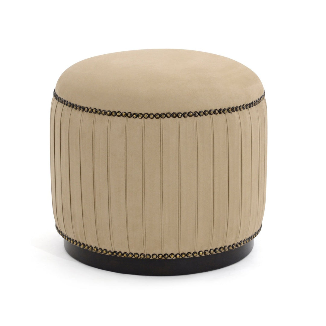 Camden Ottoman - Brown - Beech Wood