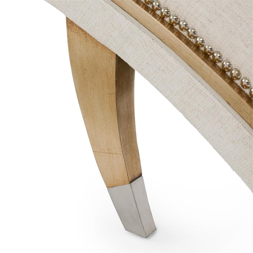 Hudson Chaise - Natural, Silver, White
