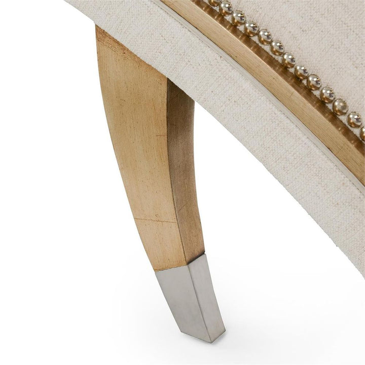 Hudson Chaise - Natural, Silver, White