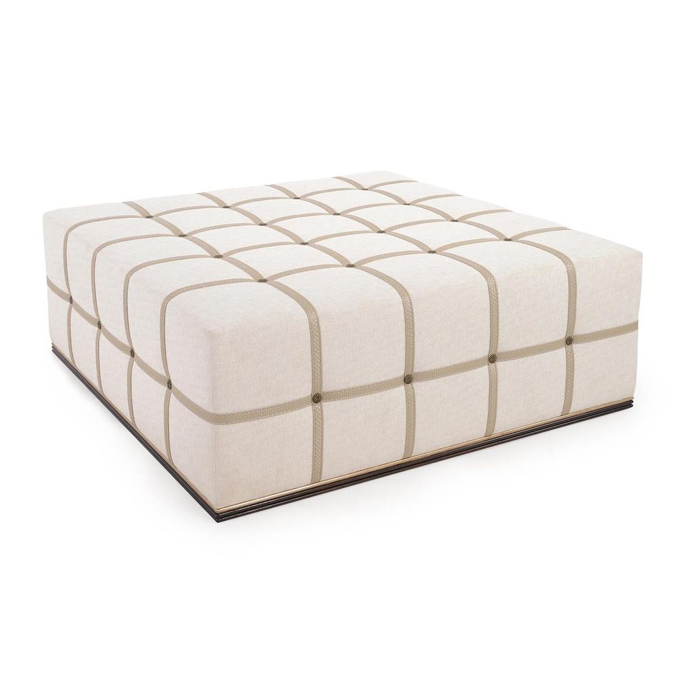 Stools & Ottomans Steamer Trunk Cocktail Ottoman - Brown