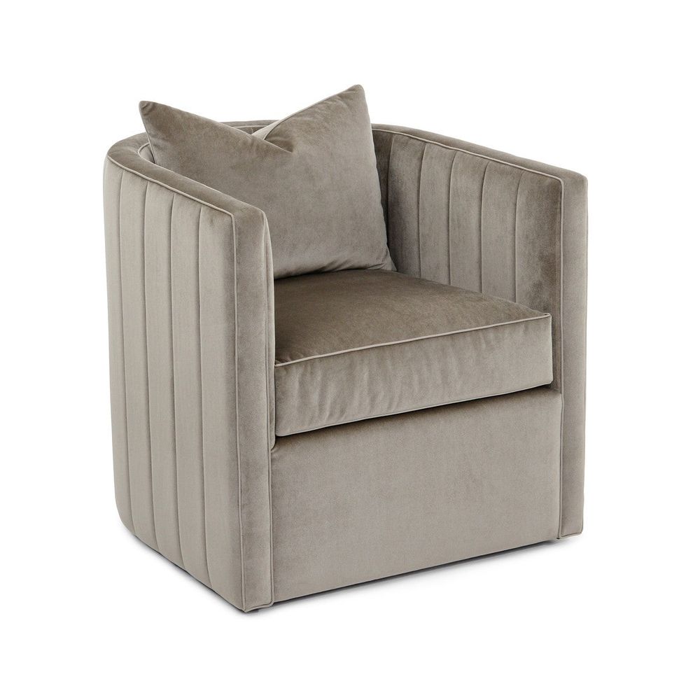 Lounge Chairs Giacosa SwIvel Club Chair - Brown