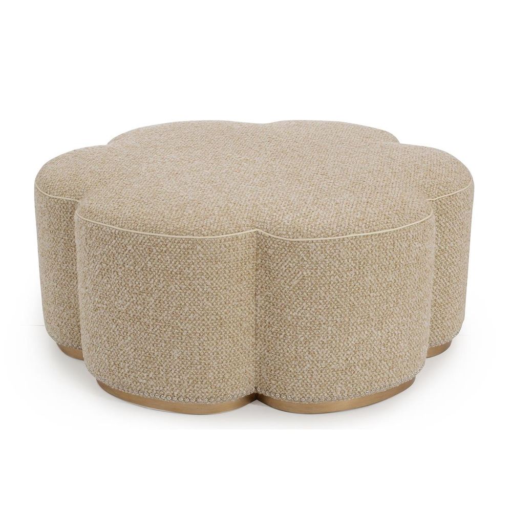 Stools & Ottomans Dahlia Cocktail Ottoman - White