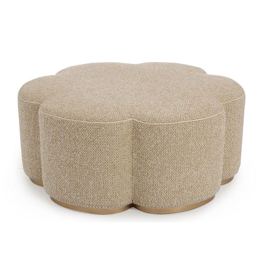 Stools & Ottomans Dahlia Cocktail Ottoman - White