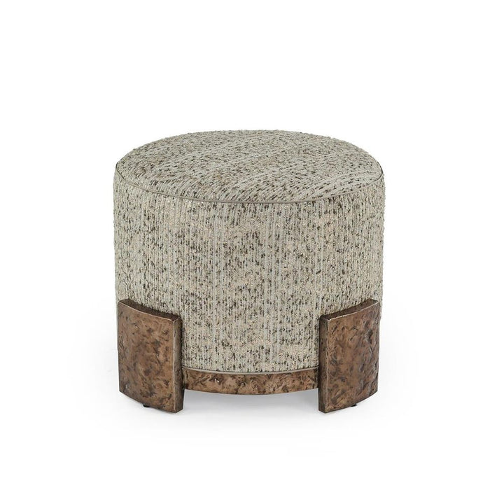 Stools & Ottomans Shimmer Champagne Accent Ottoman