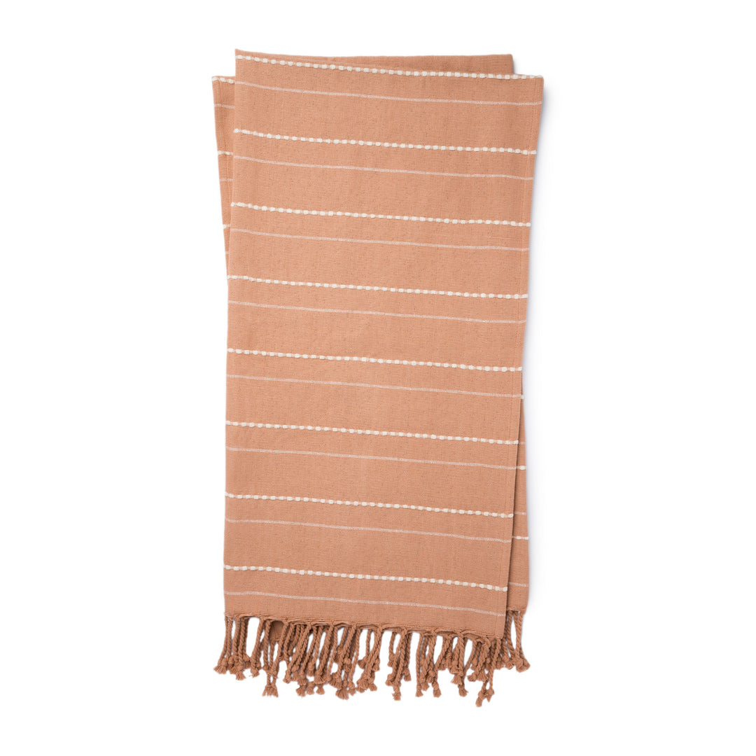 Magnolia Home by Joanna Gaines x Loloi T1038 Blush / Natural 4'-2" x 5' Throw