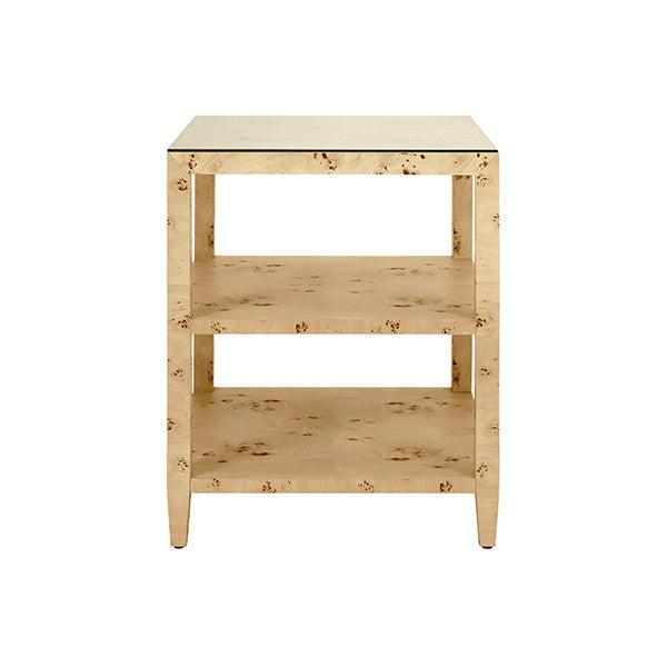 Amie Three Tier Square Side Table