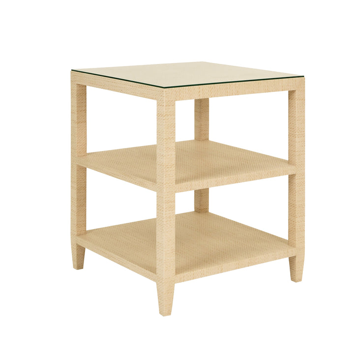 Amie Three Tier Square Side Table