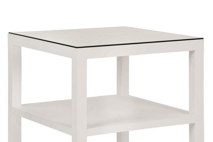 Amie Three Tier Square Side Table