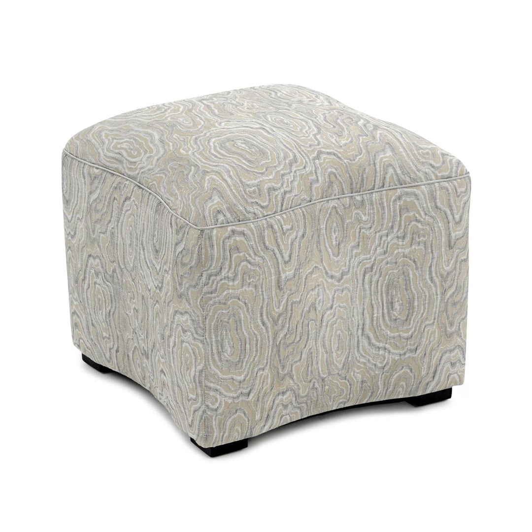 Arched Ottoman - Beige,Grey,Multicolor,Off White