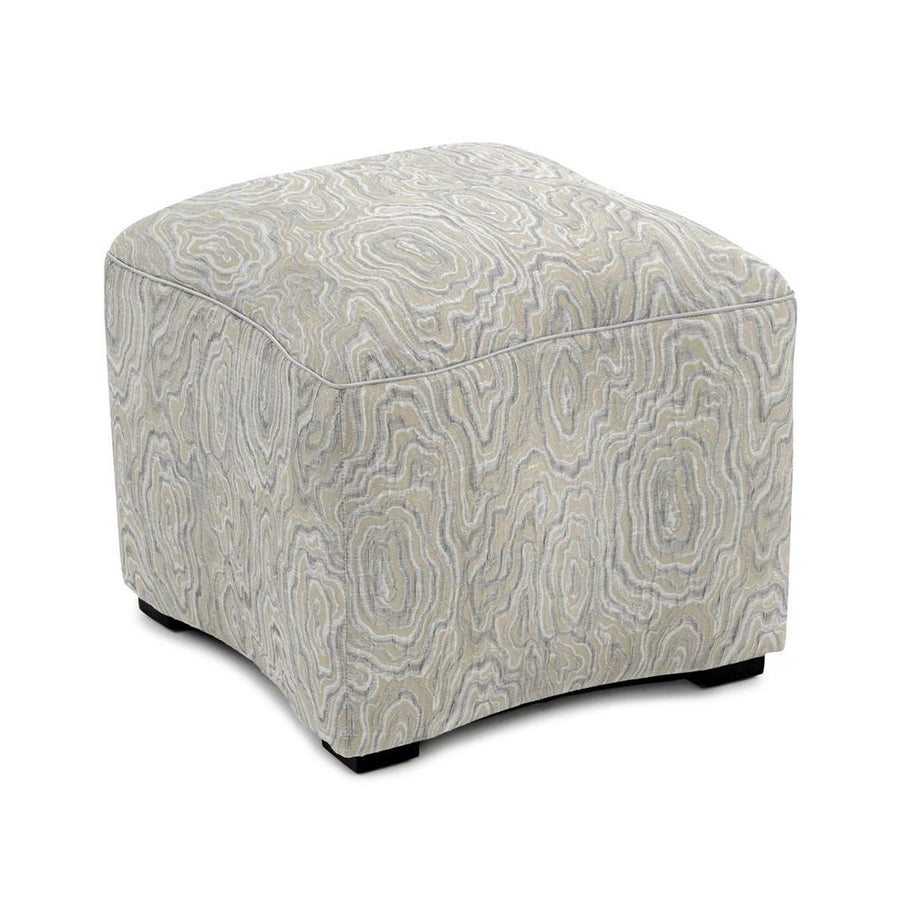 Stools & Ottomans Curved Ottoman - Beige,Grey,Multicolor,Off White