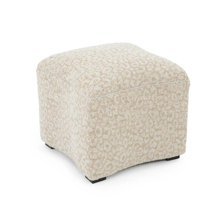 Stools & Ottomans Curved Ottoman - Beige, Grey, Multicolor, Off White