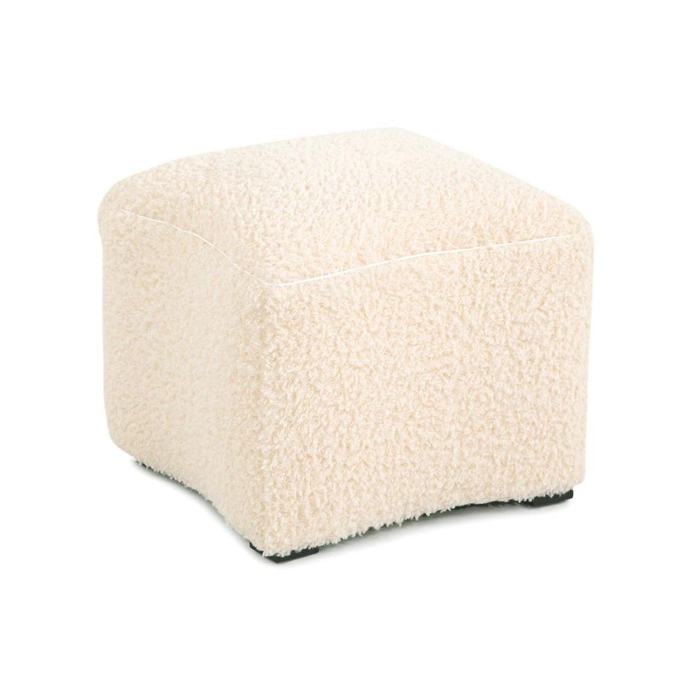 Stools & Ottomans Curved Ottoman - Beige,Grey,Multicolor,Off White