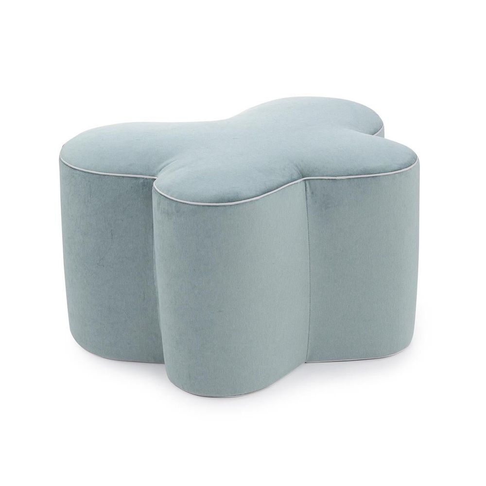 Stools & Ottomans Verano Large Ottoman - Blue - Poplar Wood