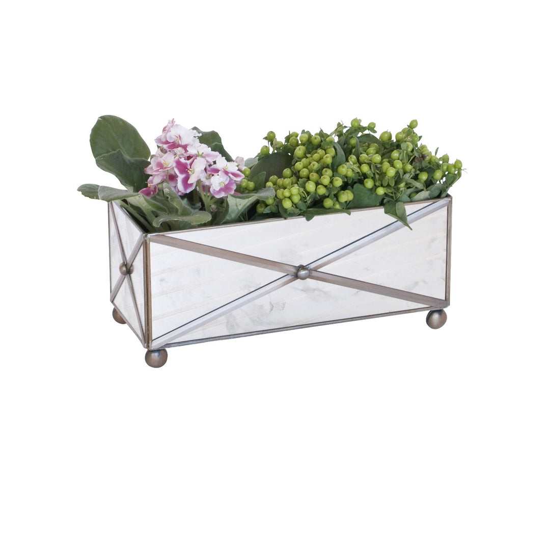 Amt - Rect Ant Mirror Planter 12 X 5