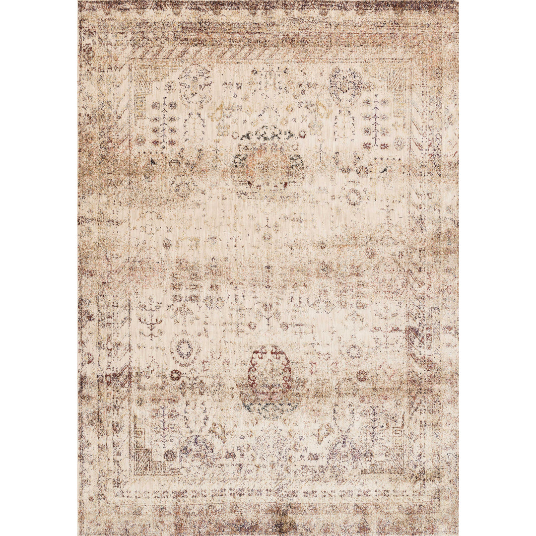 Loloi Anastasia Ivory / Multi 5'-3" x 5'-3" Round Area Rug