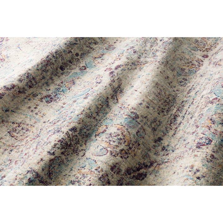 Loloi Anastasia Silver / Plum 2'-7" x 10'-0" Runner Rug