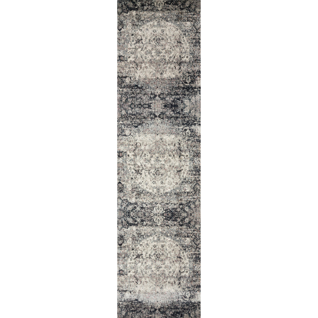 Loloi Anastasia Ink / Ivory 2'-7" x 12'-0" Runner Rug